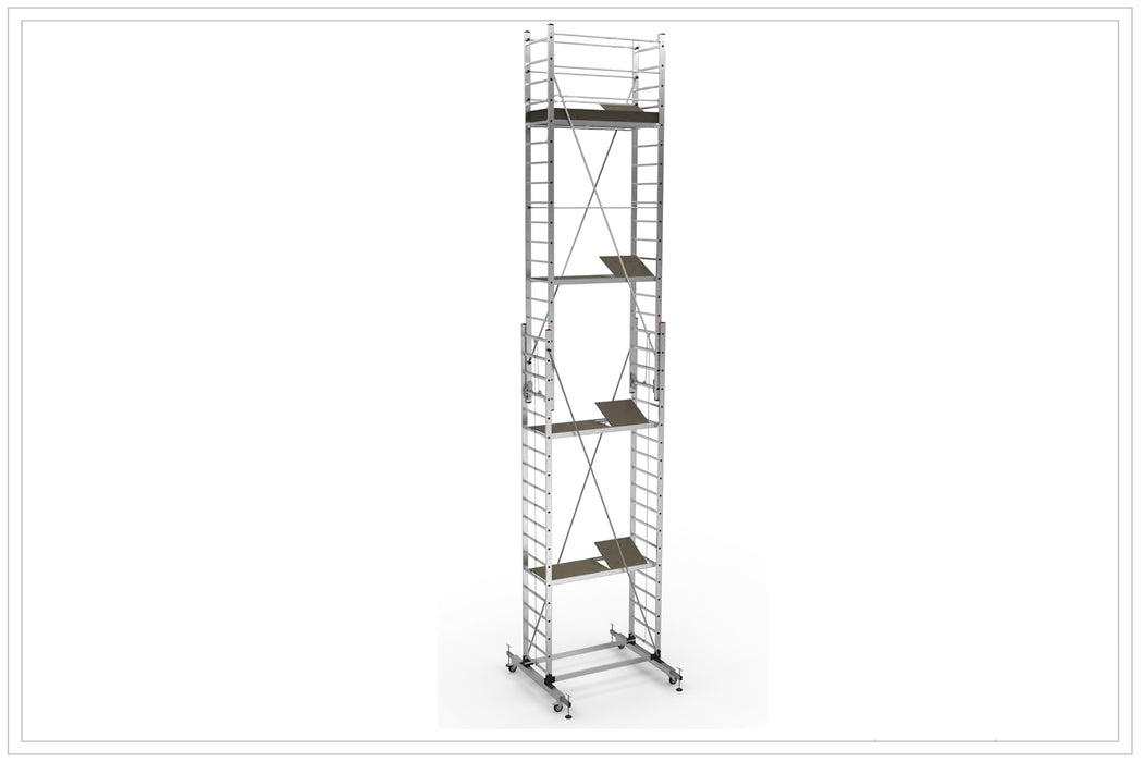 High 1600mmX600mm Aluminum Scaffolding,Wheels and 1.5M Stabilizers