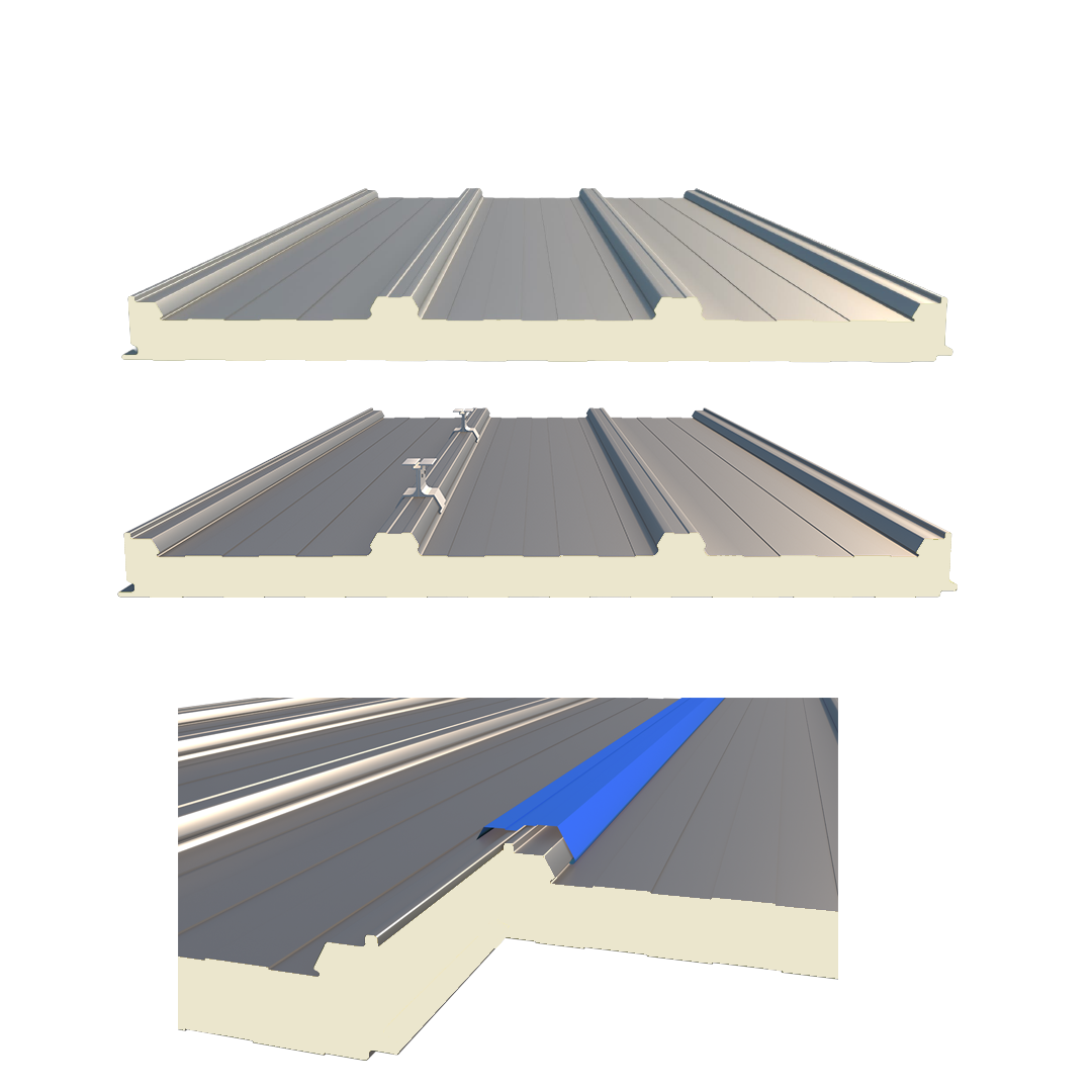 4 Ribbed Solar Cap Sheet-Polyurethane-Sheet Panel 5cm — Costa Material